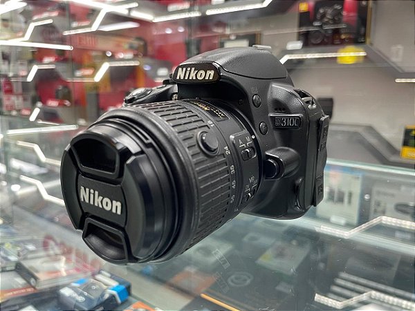 Nikon D3100 Corpo c/Lente 18:55mm DX VR II - Usada c/Aproxi 20k de Cliques