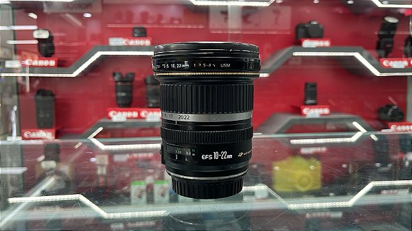 Lente Canon Ef-s 10-22mm F3.5-4.5 - Grande Angular - Usada