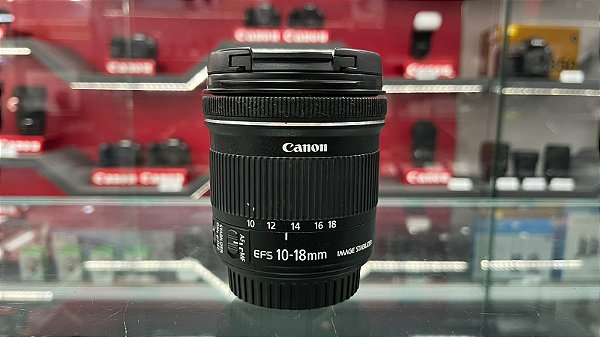 Lente Canon EF-S 10:18mm IS STM - Usada