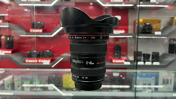 Lente Canon EF 17-40mm F/4L USM - Usada Ótimo Estado