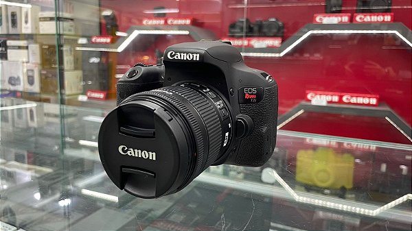 Camera Digital Canon T7i C/Lente EF-S 18:55mm IS STM - aprox 8k de cliques