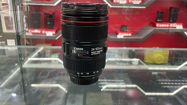 Lente Canon EF 24‑105mm f/4L IS II USM - Usada em Perfeito Estado