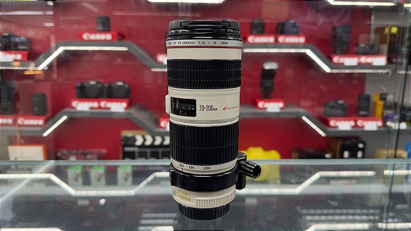 Lente Canon EF 70-200mm F4 L IS USM - Usada