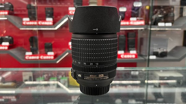 Lente Nikon AF-S DX 18-105mm f/3.5-5.6G ED VR – Usada
