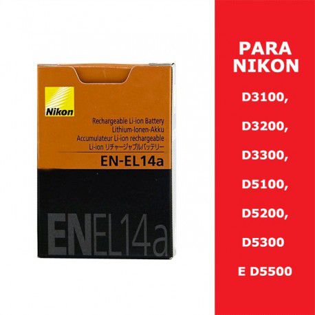 Bateria Recarregável Nikon EN-EL 14A