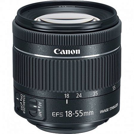 Lente Canon EFS 18-55mm f/4-5.6 IS Stm