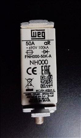 FNH000-50K-A Fusivel Ultrarrapido 50a 100ka/690vca - WEG