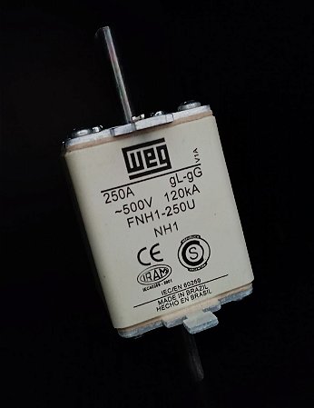 FNH1-250U Fusivel T1 250a 500vca 120ka - WEG
