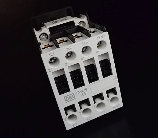 CWM9-10-30V26 Contator Tripolar De 9a Em Ac-3 25a/Ac1 1na 220v/60hz-WEG