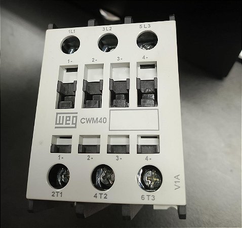 CWM40-00-30V26 Contator Tripolar De 40a Em Ac-3 60a/Ac1 220v/60hz-WEG