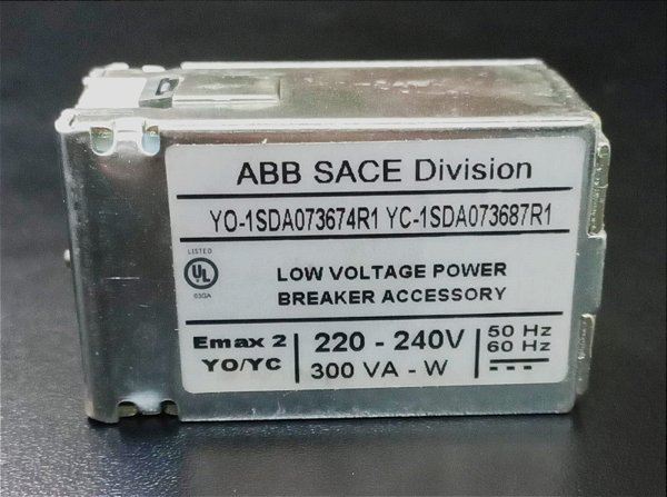 1SDA073674R1 Bobina de abertura yo e1.2..e6.2-xt7-xt7m 220-240 vca/cc - ABB