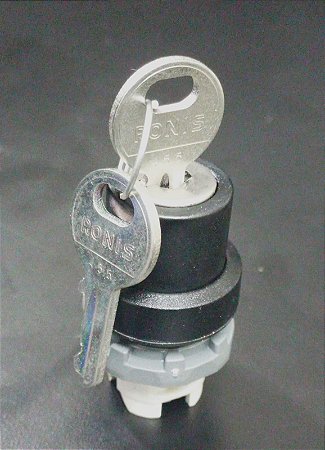 1SFA611283R1001 Comutador Yale M3ssk1-101 Aro Preto, Tres Posicoes Com Retencao - ABB