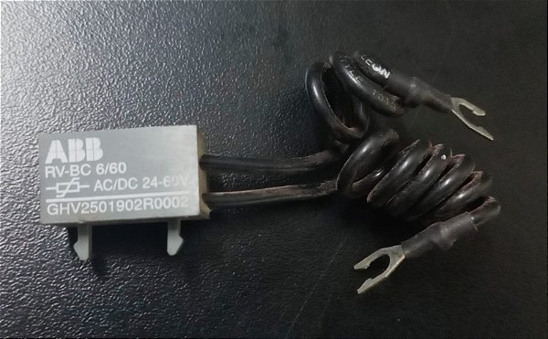 GHV2501902R0002 Supressor de surtos rv-bc6/60, dc operação 24 ... 60 v dc - ABB