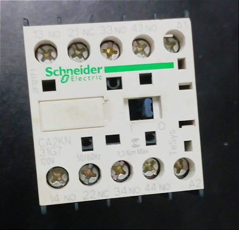 CA2KN31G7 Contator Auxiliar Tesys K 3na+1nf 120vca - SCHNEIDER