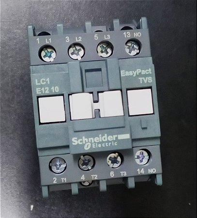 LC1E1210M7 Contator Potência Tripolar 12a 220v 1na - SCHNEIDER