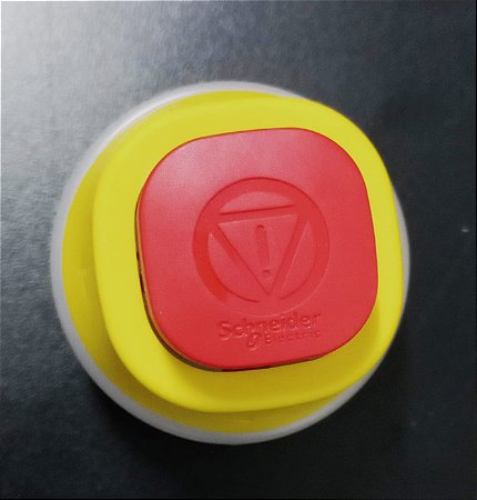 ZB5AS84W00 Cabeçote Botão De Emergência, 22mm, Girar Para Destravar  - SCHNEIDER