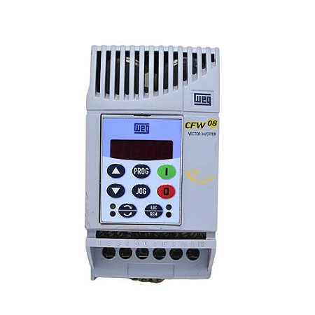 CFW080026S2024PSZ Inversor De Frequencia 50/60hz 200-240 0,50cv - 2,6a - Monofásico - WEG (Recondicionado)