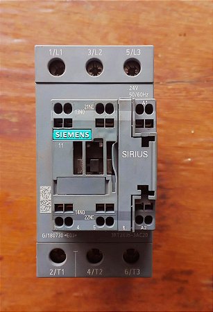 3RT2035-3AC20 Contator 40a 1na+1nf 24v 50/60hz Innov Mola - SIEMENS ( Fora da caixa )
