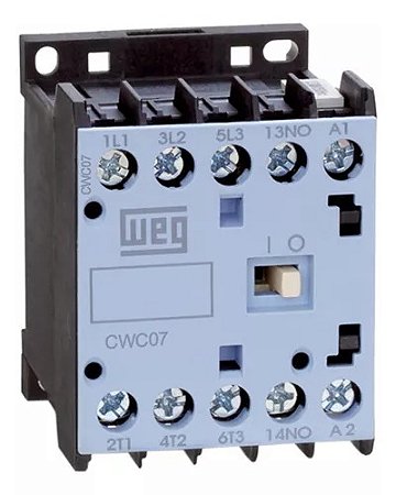 CWC07-10-30V15 Mini Contator 110v 7a Tripolar 1na - WEG