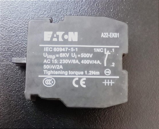 A22-EK01 Bloco Contato Fim Curso 1nf Seg - EATON
