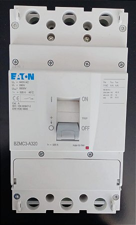 BZMC3-A320 Disjuntor Caixa Moldada Tripolar 320a 36ka 415v - EATON