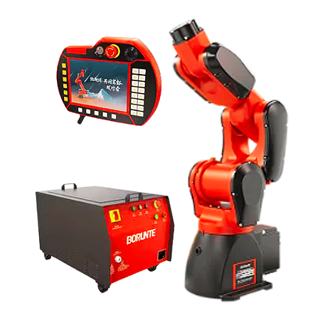 ALPHA0401A Braço robótico articulado de pequeno porte (6 eixos), carga máxima de 1 kg - BORUNTE