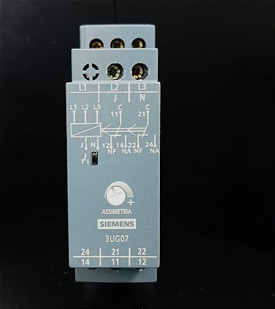 3UG0712-1BR00 Relé De Monitoramento De Tensão Trifásica 440v Ac 3a 240v - SIEMENS