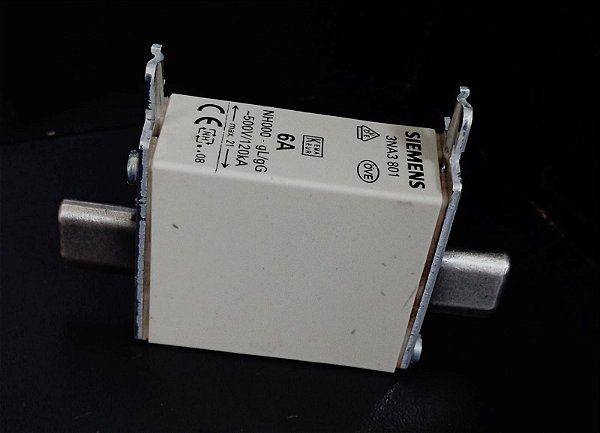 3NA3-801 Fusível Nh 000 6a 500v - SIEMENS