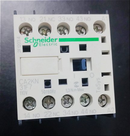 CA2KN31F7 Contator Auxiliar Tesys K 3na+1nf 110vca - SCHNEIDER (USADO)
