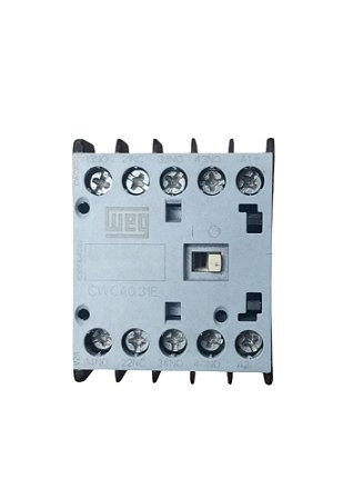 CWCA0-31-00V04 Minicontator Auxiliar Cwca0.31e 10a Az 3 Na + 1 Nf 20v 50hz/24v 60hz - WEG (USADO)