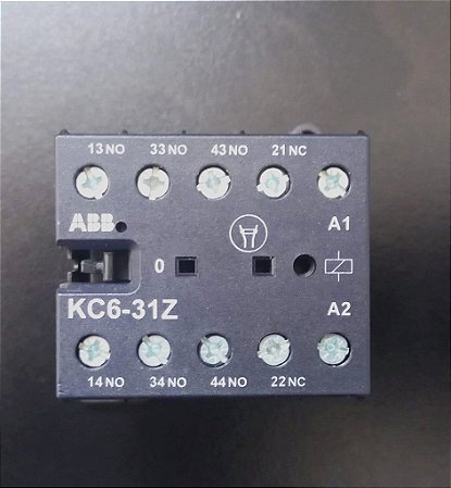 GJH1213001R0401 Kc6-40e-01 Mini Relé Contator 3NO+1NC 110/127vdc - ABB