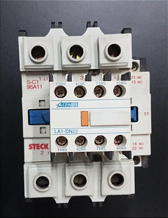 S-C195A11 Contator Tripolar 95a 220v 1no+1nc - STECK (USADO)