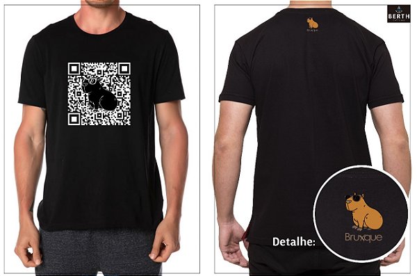 Camiseta Capivara QR Code