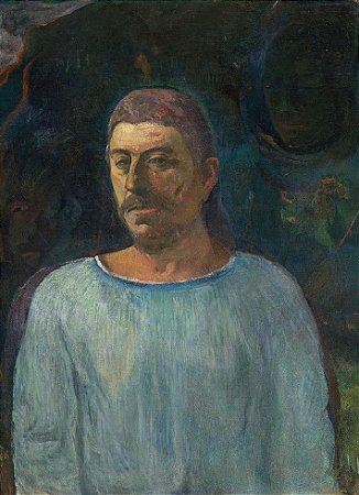 ÍMÃ AUTOPORTRAIT.PRÈS DU GOLGOTHA [AUTORRETRATO] - PAUL GAUGUIN