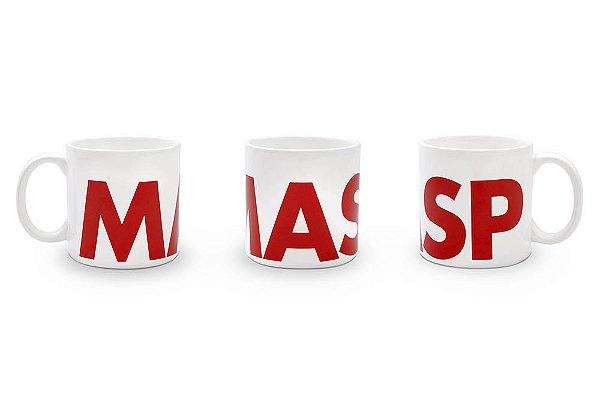 CANECA BRANCA LOGO MASP