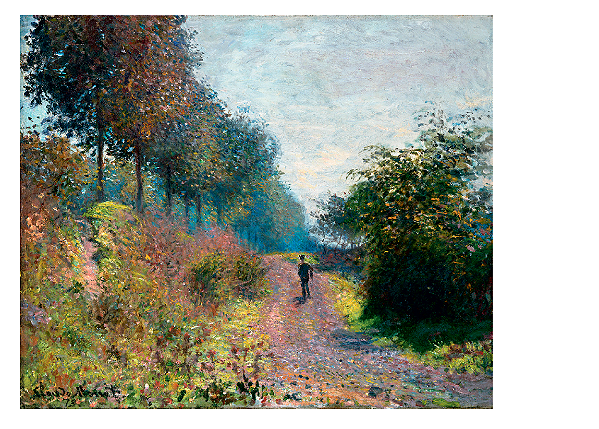 POSTAL MONET - CHEMIN CREUX
