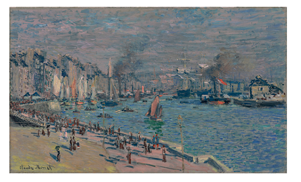POSTAL MONET - VUE DE LANCIEN AVANT-PORT