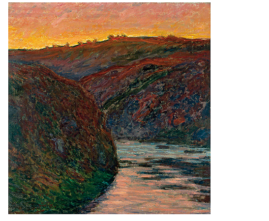 POSTAL MONET - LA VALLEE DE LA CREUSE