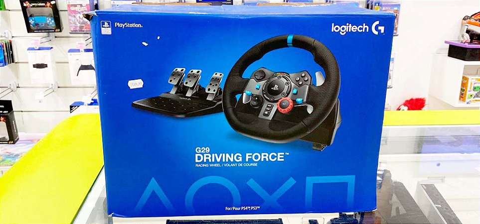 Volante Logitech G29 Driving Force para PS4 e PS3