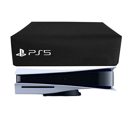 Capa Para PS5 Slim ou Com Mídia Antipoeira Protetora Horizonta