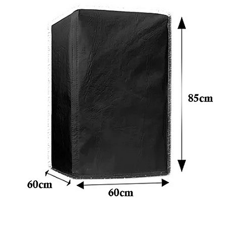 Capa para Caixa de Som Sob Medida 60cm L 60cm P 85cm A Preto impermeável