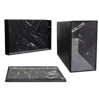 Capa para Kit CPU A30cm L10cm P40cm Teclado L45 cm A16cm P3cm Monitor 15,6 Polegadas Frente Transparente