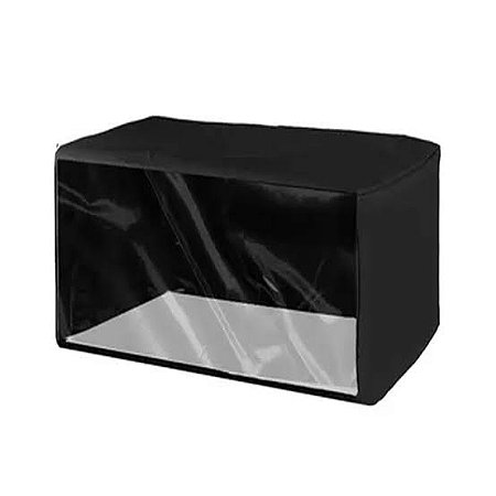 Capa para Amplificador sob Medida 40cm largura; 30cm altura; 20cm profundidade Frente Transparente
