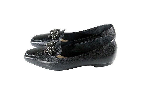 MOCASSIM ES PRETO PEDRAS, EMPÓRIO SHOES, GOIÂNIA - Emporio Shoes