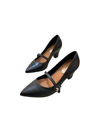 SAPATO LIA CONFORT MARY JANE PRETO