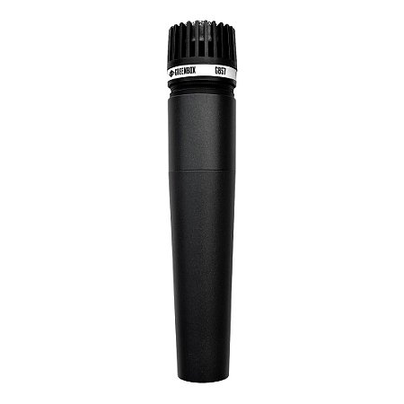 Microfone Dinâmico Profissional Greenbox GB57 - Padrão Polar Cardioide