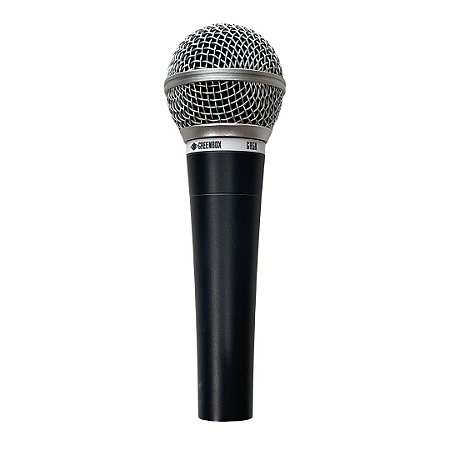 Microfone Dinâmico Profissional Greenbox GB58B - Padrão Polar Cardioide