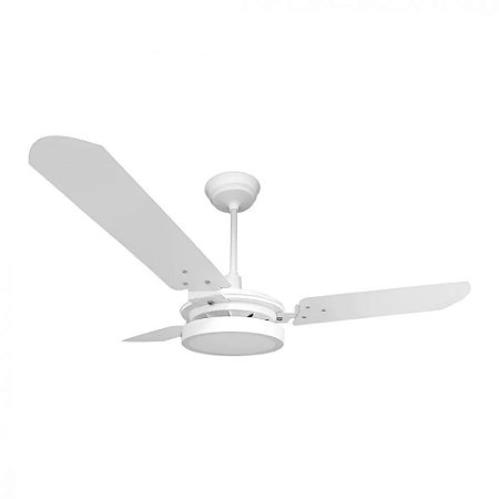 Ventilador de Teto Valen Branco Led 18w Branco Frio Motor Grande 3 Pás Ventex