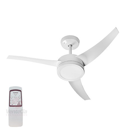 Ventilador de Teto Lunik Led 3 Pás Com Controle Remoto Silencioso Venti Delta 127v