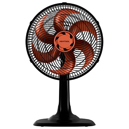 Ventilador de Mesa 30cm Ventisol 6 Pás Silencioso com Suporte para Parede Silencioso 127v
